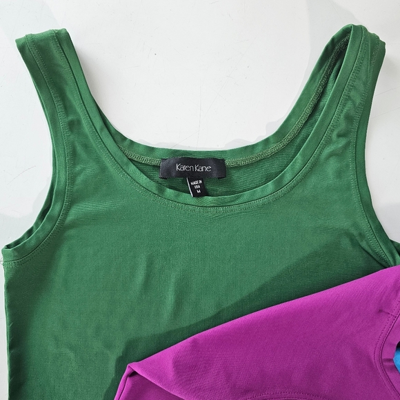 Tank Top Bundle Karen Kane Size M Colors Green,Blue, Pink - Picture 9 of 10